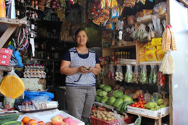 Jennifer M. Maggay, sari-sari store owner in Basco, Batanes. Photo by Christina Newhard